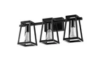 Decorative 3-LIGHT Led Vanity, Matte Black By Feit Electric. Fixed Price $50.99.