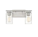 Meridian M80037 2 Light 15"W Bathroom Vanity - Nickel. Fixed Price $140.00.