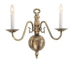 Livex Lighting 5002-01 Williamsburgh Wall Sconce Antique Brass. Fixed Price $139.96.
