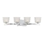 Savoy House Carina 4-LIGHT Bathroom Vanity Fixture Chrome Finish. Fixed Price $491.99.
