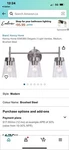 Kenroy Homes Light Vanity 20.75 X9.75 Brushed Steel 93983BS New In Box. Fixed Price $99.99.