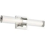 Kichler Laurene 2 Light 19" Wall Sconce, Bronze/clear Fluted - 55195CPZLED. Fixed Price $359.99.