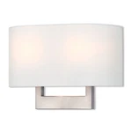 Livex Lighting 42401 Hayworth 9-1/2" Tall Wall Sconce Nickel. Fixed Price $139.96.