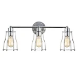 Jonathan Lighting JYL7417 Evelyn 3 24"W Bathroom Vanity - Chrome. Fixed Price $95.24.