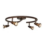 Access Lighting 52222 Mirage 4 18"W Fixed Rail Ceiling - Bronze. Fixed Price $230.00.