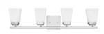 Capital Lighting 114441-334 Baxley 4-LIGHT 31" Bath Vanity Brushed Nickel. Fixed Price $169.35.