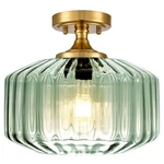 Mint Green Mid Century Modern Close-to-ceiling Light 11.02" Vintage Flush Mou.... Fixed Price $188.28.