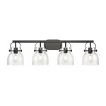 Innovations Lighting Pilaster Ii Bell 4-LT 6" Bath, Mb/sg 423-4W-BK-G412-6SDY. Fixed Price $743.60.