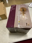 Hdc TNP1475 1-LIGHT Matte Black & Antique Gold Wall Sconce. Fixed Price $28.21.