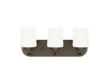 Sea Gull 4402803-710 Windom Light Bath Vanity Fixture Wall Bronze/white. Fixed Price $38.59.