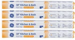 (4 Lamps) Ge Lighting 36105 Fluorescent Kitchen And Bath Light, T12,. Fixed Price $21.77.