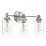 Craftmade Dardyn Light Vanity, Brushed Polished Nickel/clear 49803-BNK-C. Fixed Price $124.99.