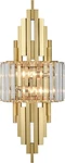 Modern Wall Sconces 2-LIGHT Brushed Gold Crystal. Fixed Price $149.99.