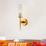 Modern Gold Wall Light Sconce With Glass Shade Hallway Bedroom Bathroom Fixtures. Fixed Price $25.47.