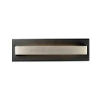 ET2 Lighting Alumilux - 18" 7W Led Outdoor Wall Sconce, Black/satin Aluminum F. Fixed Price $145.00.