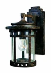 Maxim Lighting 3133CDSE One Sienna Seedy Glass Wall Lantern, Copper. Fixed Price $264.00.