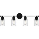 Quoizel CAP8632 Caputo 4 Light 33"W Bathroom Vanity - Black. Fixed Price $143.99.