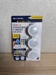 Bell+howell 3-PACK 2.95 Battery Under Cabinet Light Bar W/remote 13 Color. Fixed Price $15.00.