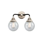 Innovations Beacon Light 14" Bath, Black Pn/seeded 288-2W-BPN-G204-6. Fixed Price $258.72.