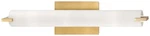George Kovacs P5044-248-L Tube Led Wall Sconce, 1-LIGHT, 20W, Honey Gold. Fixed Price $153.77.