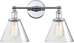 Phansthy Sconce Industrial Dual 7.3 Inch Wall Light With Cone Glass Lampshade. Fixed Price $110.99.
