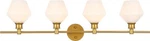 Gene 4-LIGHT Brass Wall Lamp-traditional Elegance. Fixed Price $525.00.