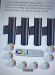 Rosykite Exterior Double Up And Down Outdoor Wall Lights. Fixed Price $125.49.