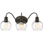 Quoizel Soho 22" Bath Vanity Light Fixture Mouth Blown Glass Bronze LWS3235E1. Fixed Price $59.99.