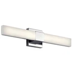 Neltev 5 In. Chrome Integrated Led Linear Bathroom Vanity Light Bar By Kichler. Fixed Price $299.99.