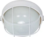 Nuvo 60-518 Light 10" Semi Gloss White Round Cage Bulk Head Security Fixture. Fixed Price $54.55.