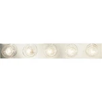 Progress Lighting Broadway Collection 5-LIGHT Polished Chrome Bath Vanity. Fixed Price $22.50.