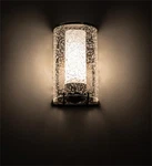 Meyda Tiffany 128344 Cilindro 11" Tall Wall Sconce - Chrome. Fixed Price $220.15.