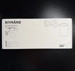 Ikea Nym Wall Lamp Swing Arm White 603.570.06 GU10 Led Included. Fixed Price $74.99.