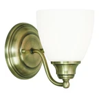 Livex Lighting Somerville Wall Sconce Antique Brass. Fixed Price $85.99.