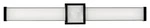 Hinkley Lighting 51583 Black Pietra 31"W Integrated Led Bath Bar. Fixed Price $499.00.