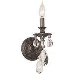 Schonbek Milano 13 1/2" High Swarovski Crystal Wall Sconce. Fixed Price $1049.99.