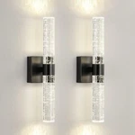 Black Modern Led Wall 18 Inch Sconces Set Of Two 2-PACK,. Fixed Price $174.33.