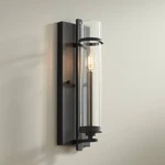 Generation Lighting Ethan 17" Forged Iron Brushed Steel Wall Sconce. Fixed Price $169.00.