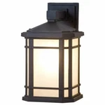 Dvi DVP142010BK-SSD Wall Sconce With Sand Blasted Seedy Glass, Black. Fixed Price $197.00.