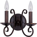 Oil Rubbed Bronze Two Light Wall Sconce From The Loft Collection. Fixed Price $58.00.