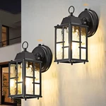 Dusk To Dawn Outdoor Wall Lights, Exterior Waterproof Lantern, Front Porch Sconc. Fixed Price $86.99.