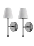 Globe Electric Rechargeable Led Sconce 2PK Matte Black Cordless Wall Light Usb. Fixed Price $29.99.