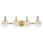 Savoy House 8-3981-4 Addison Light 32"W Vanity Brass. Fixed Price $406.00.