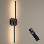 Hunhun Battery Operated Wall Sconce, Usb Rechargeable, BD730 - Black. Fixed Price $50.32.