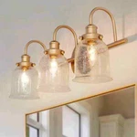 Uolfin Modern Bell Brass Gold Bathroom Vanity Light. Fixed Price $99.99.