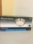 Westinghouse Led 5.5" X 11" Brushed Nickel Ceiling Light 64005. Fixed Price $36.20.