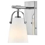 Hinkley Lighting Foster Sconce, Chrome/etched Opal 5130CM-OP. Fixed Price $149.00.