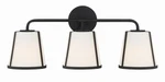 Crystorama Lighting Group FUL-913 Fulton 23"W Vanity Black. Fixed Price $298.00.
