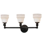 Meyda Tiffany 146102 Revival 3 Light 16"W Vanity - Brown. Fixed Price $1380.24.