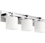 Quorum Transitional 3-LIGHT Bathroom Vanity In Chrome. Fixed Price $292.00.